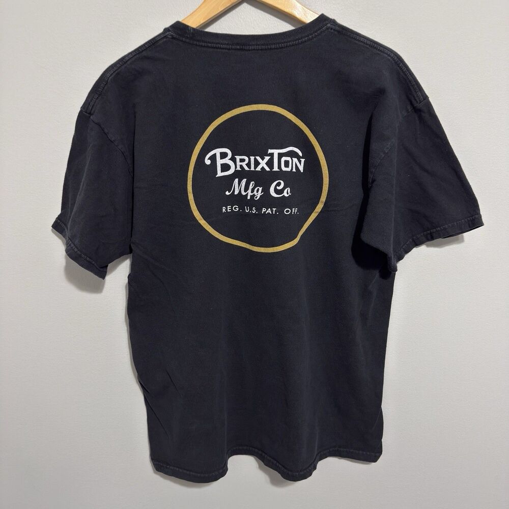 Brixton Shirt Mens Large Skate Streetwear Short Sleeve Tee T-Shirt Casual